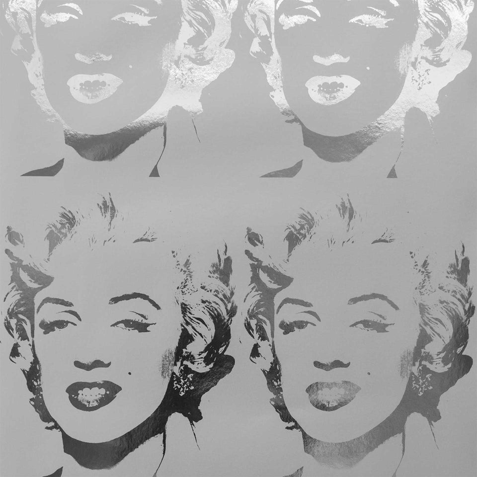 Marilyn Reversal Wallpaper by Andy Warhol x Flavor Paper