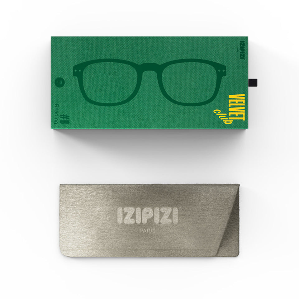 Smoky Brown #B Reading Glasses by Izipizi - Velvet Club Limited Edition