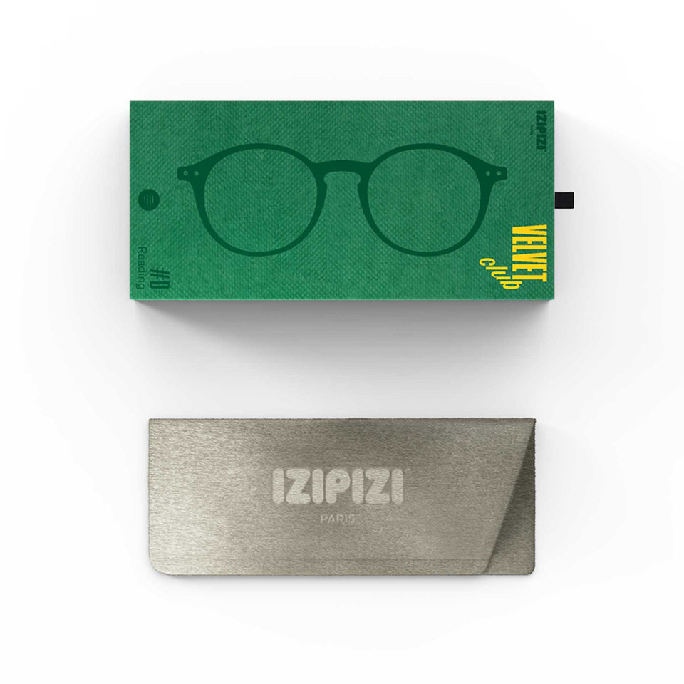 Tailor Green #D Reading Glasses by Izipizi - Velvet Club Limited Edition