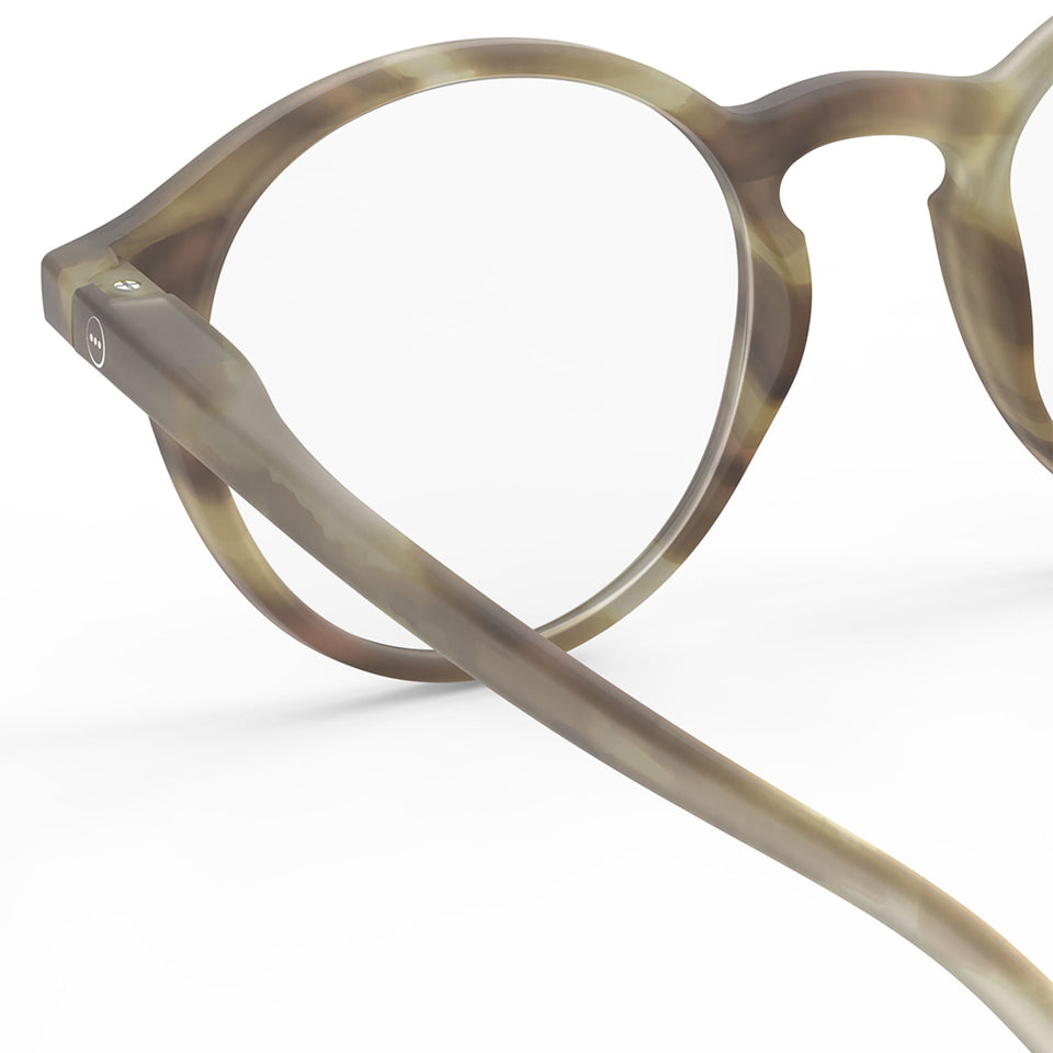a pair of gray brown reading glasses from izipizi France