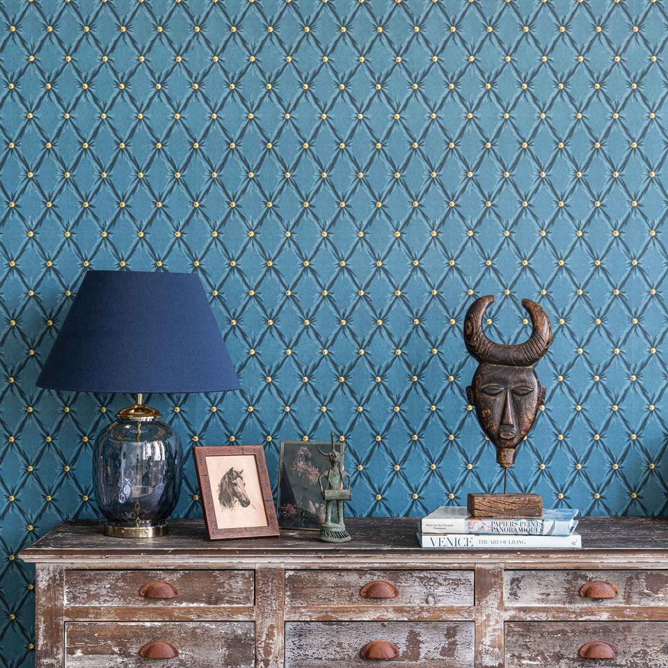 Tufted Panel Wallpaper by MIND THE GAP