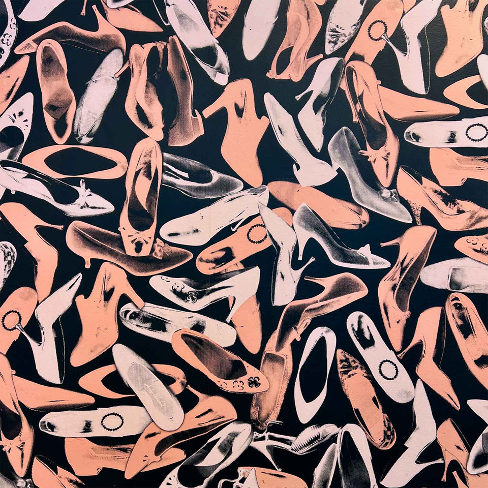 Shoes Wallpaper by Andy Warhol x Flavor Paper