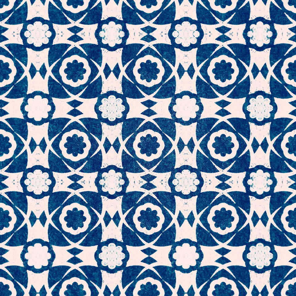 Aegean Tiles Wallpaper by MIND THE GAP