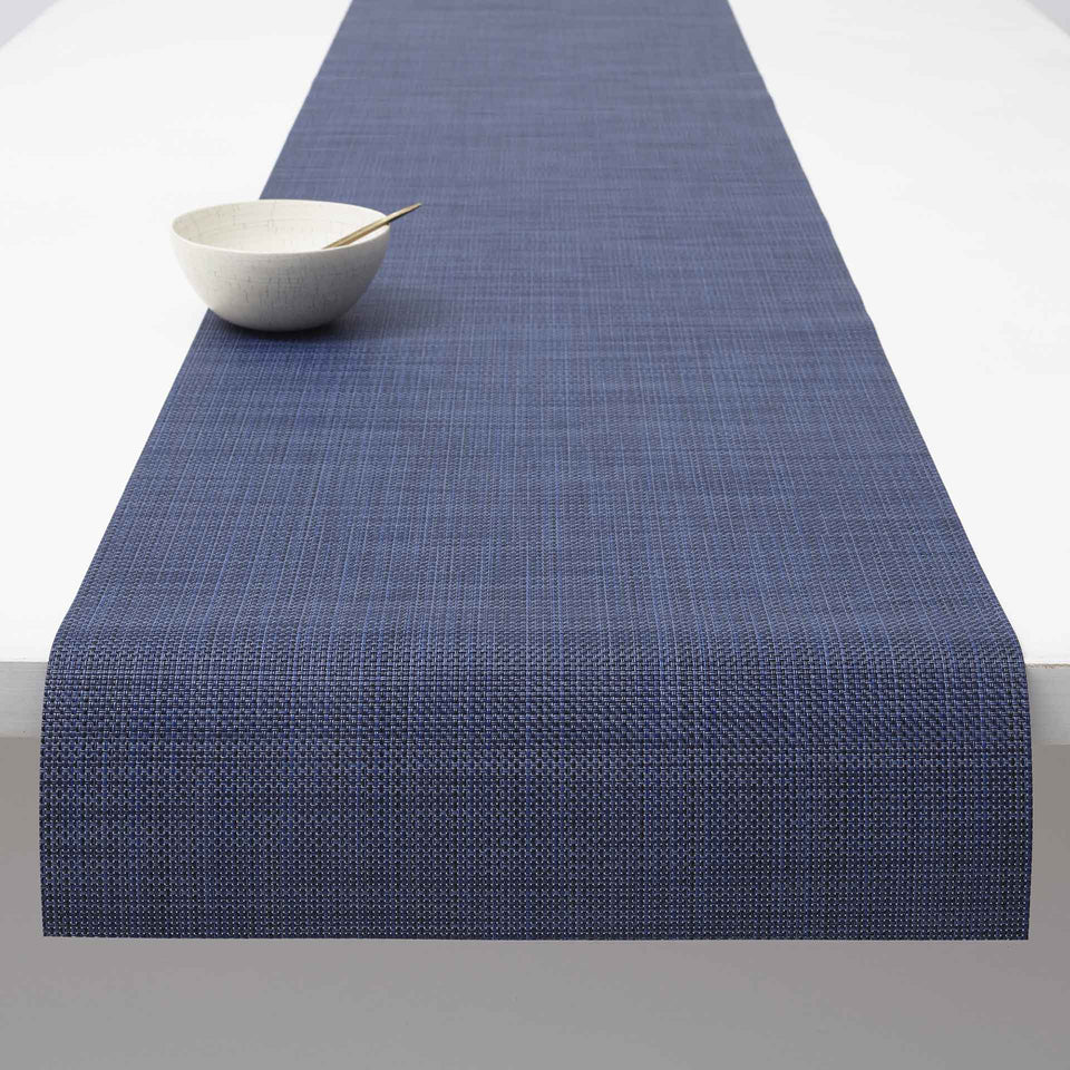 Indigo Mini Basketweave Placemats & Runner by Chilewich