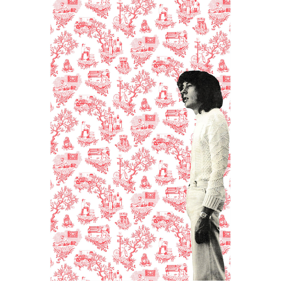 Chinatown Toile Wallpaper by Flavor Paper