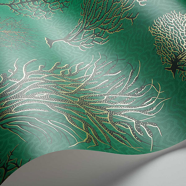 Seafern in Emerald Wallpaper by Cole & Son