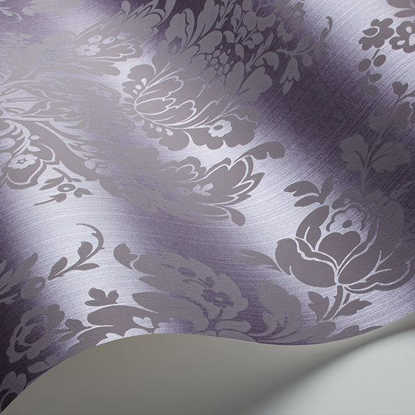 Giselle in Plum Wallpaper by Cole & Son