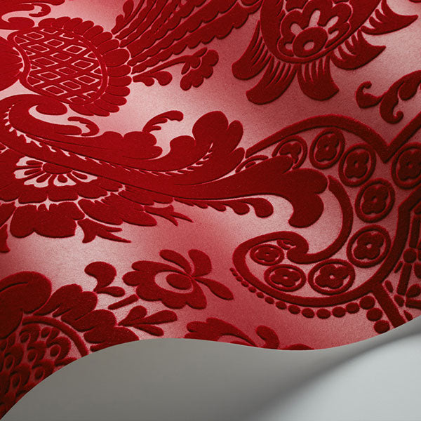 Petrouchka in Red Wallpaper by Cole & Son