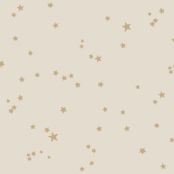 Stars in Buff & Gold Wallpaper by Cole & Son
