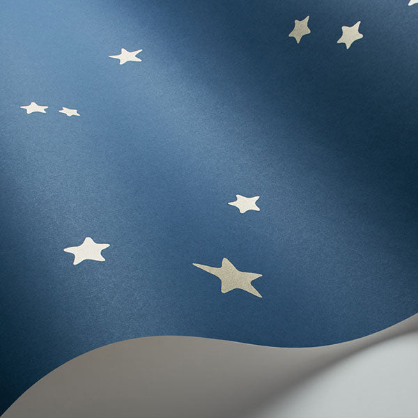 Stars in Midnight Blue Wallpaper by Cole & Son