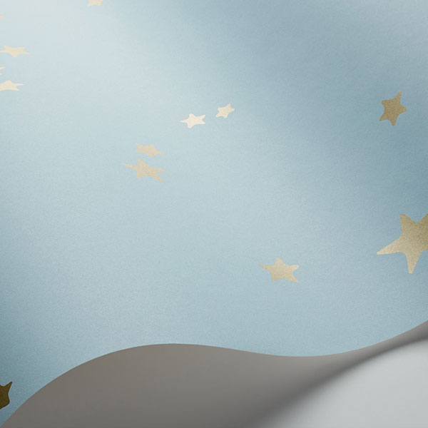 Stars in Powder Blue Wallpaper by Cole & Son