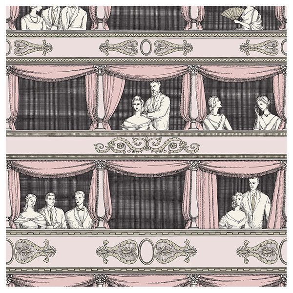 Fornasetti Teatro - Blush Wallpaper by Cole & Son