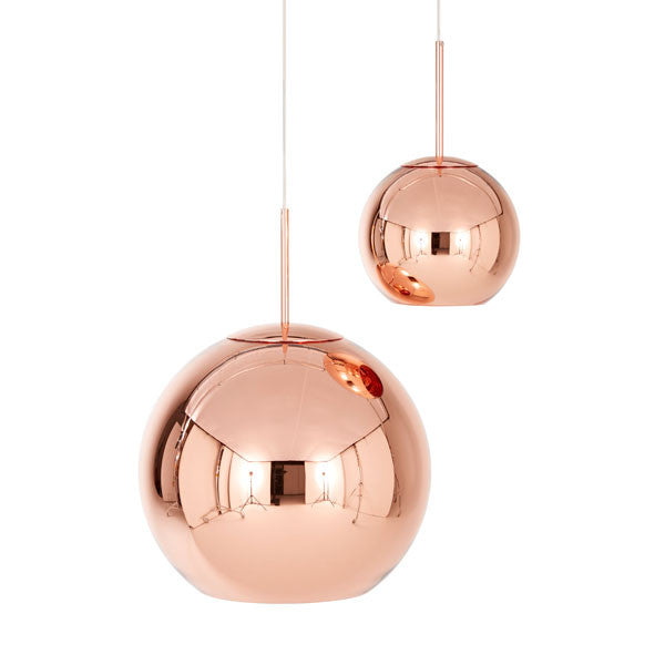 Copper Round 25cm Pendant - Tom Dixon – Vertigo Home