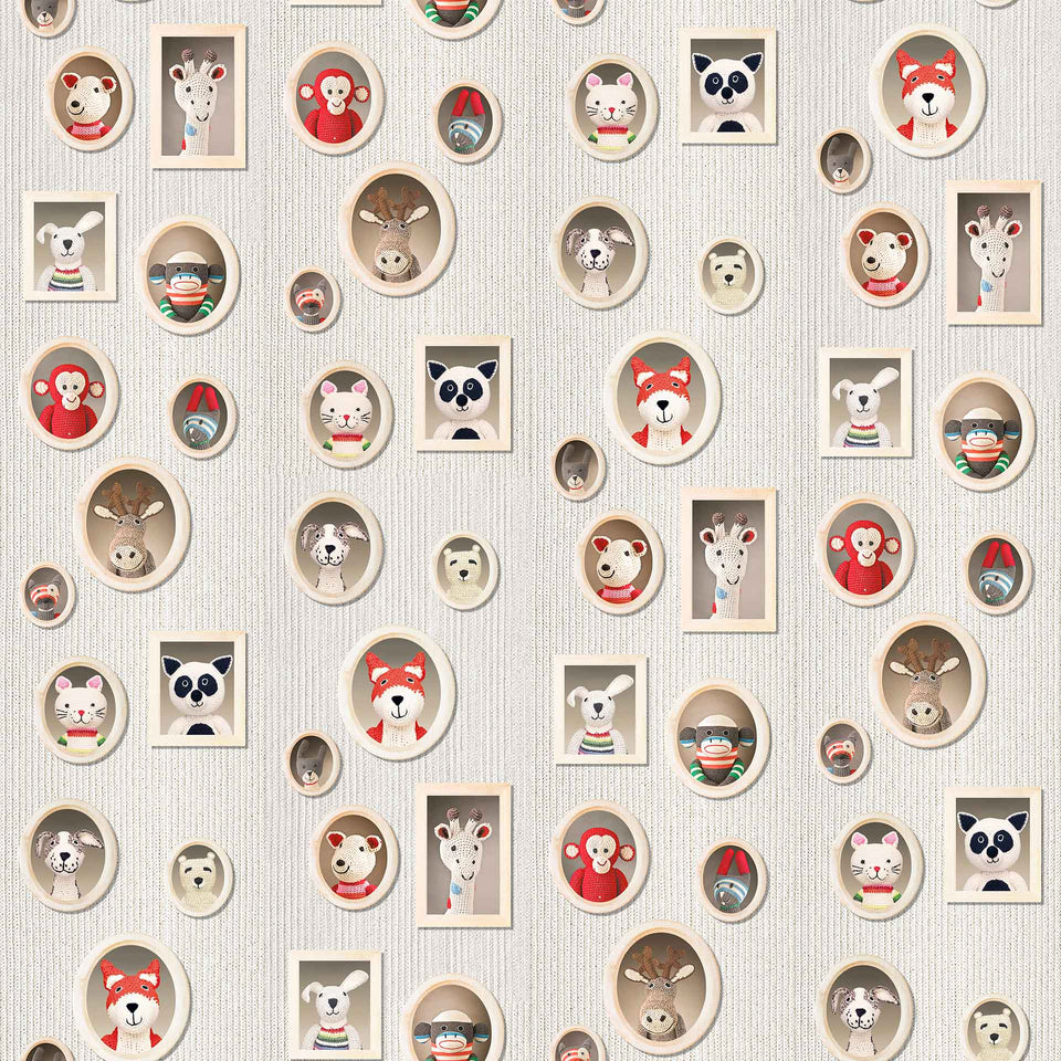 Crochet Animals ACP-01 Wallpaper by Anne-Claire Petit + NLXL