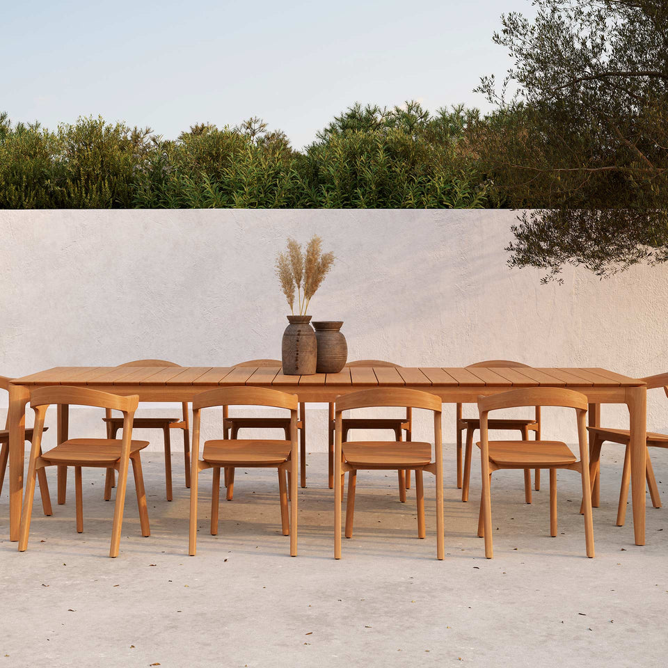 Teak Bok Outdoor Dining Table by Ethnicraft