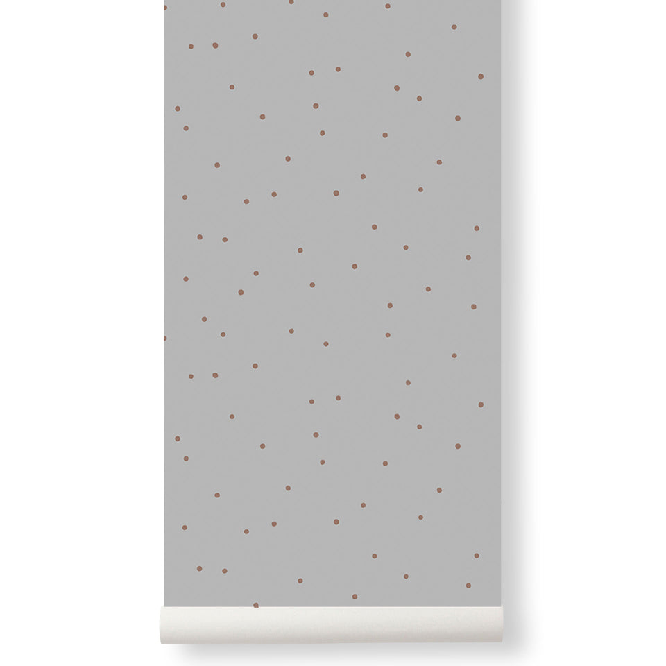 Dot Wallpaper - Grey by Ferm Living