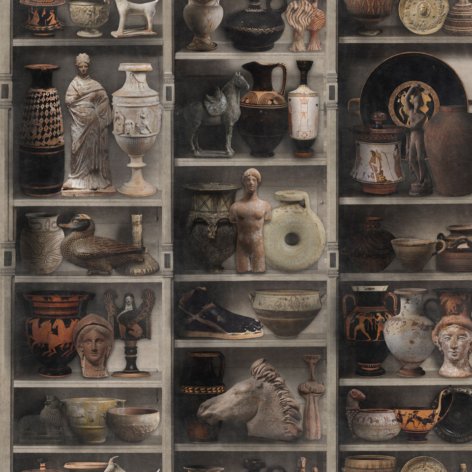 Greek Pottery Wallpaper by MINDTHEGAP