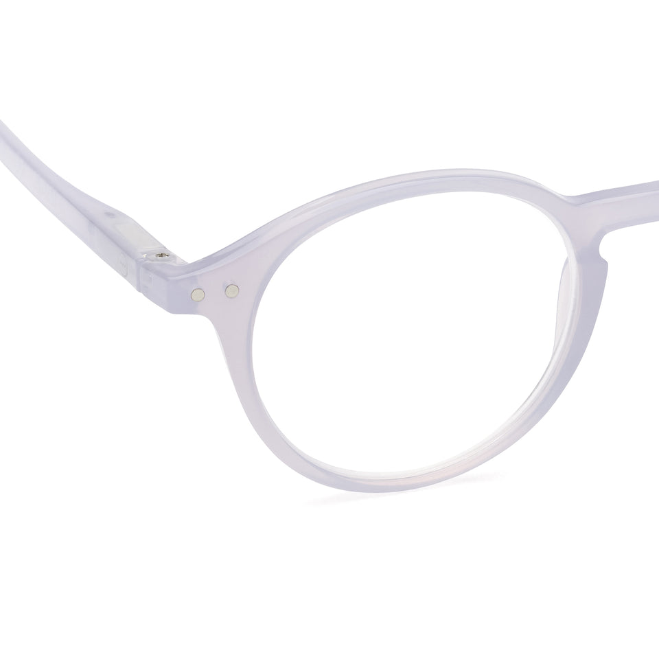 a pair of lavender purple reading glasses from izipizi France