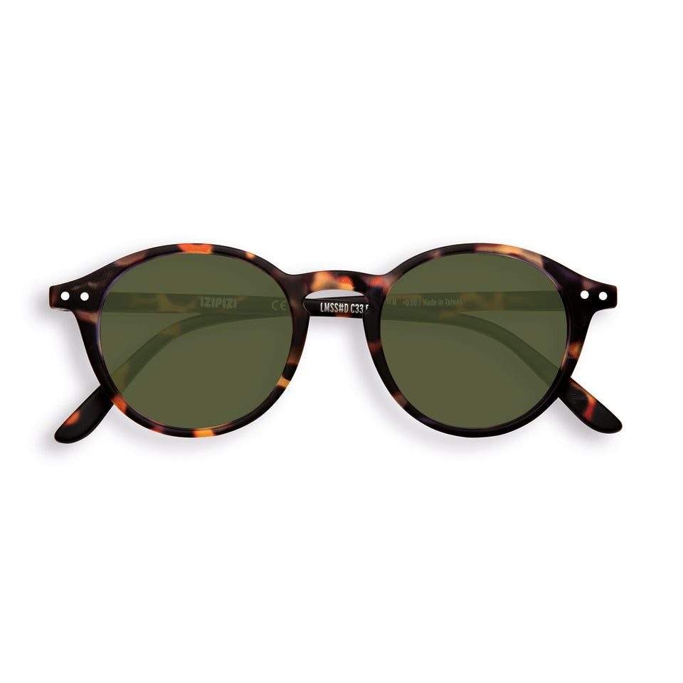 Tortoise Green Lenses #D Sunglasses by Izipizi