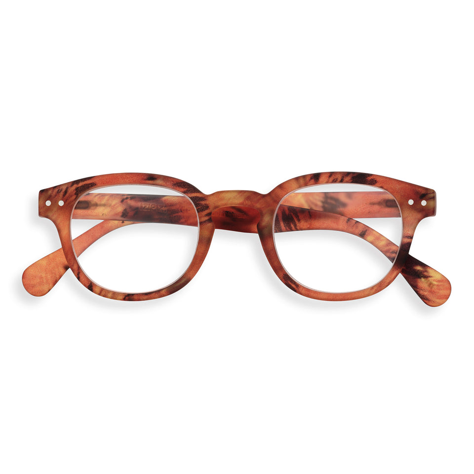 a pair of animal print reading glasses from Izipizi France