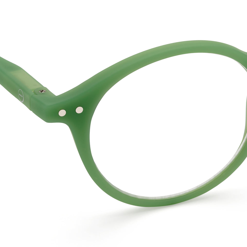 a pair of green reading glasses from izipizi France