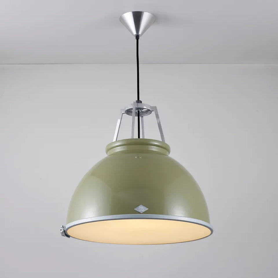 Titan Size 3 Pendant Light with Etched Glass by Original BTC