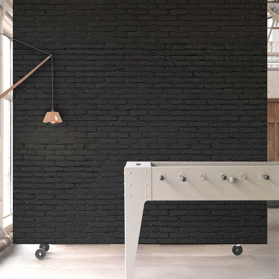 Black Brick PHM-33 Materials Wallpaper by Piet Hein Eek + NLXL
