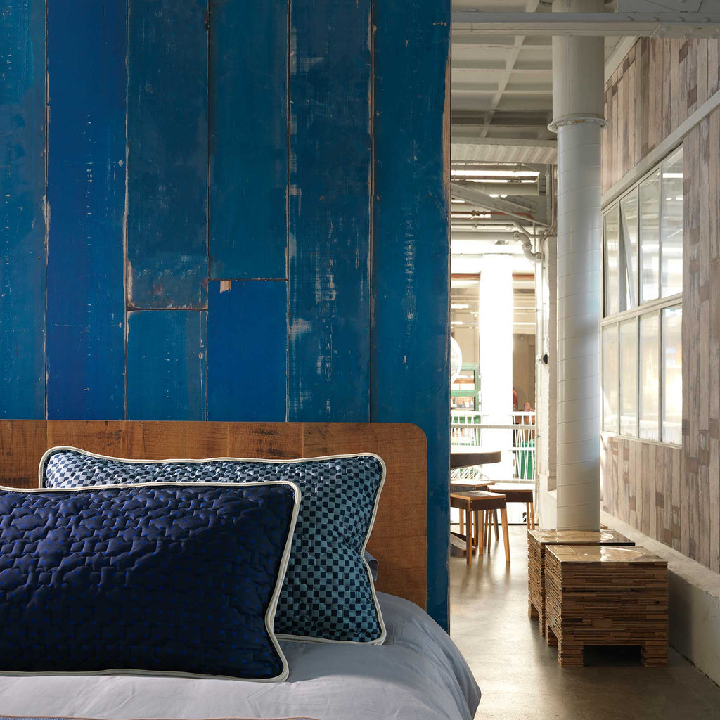 Blue Scrapwood PHM-36 Materials Wallpaper by Piet Hein Eek + NLXL