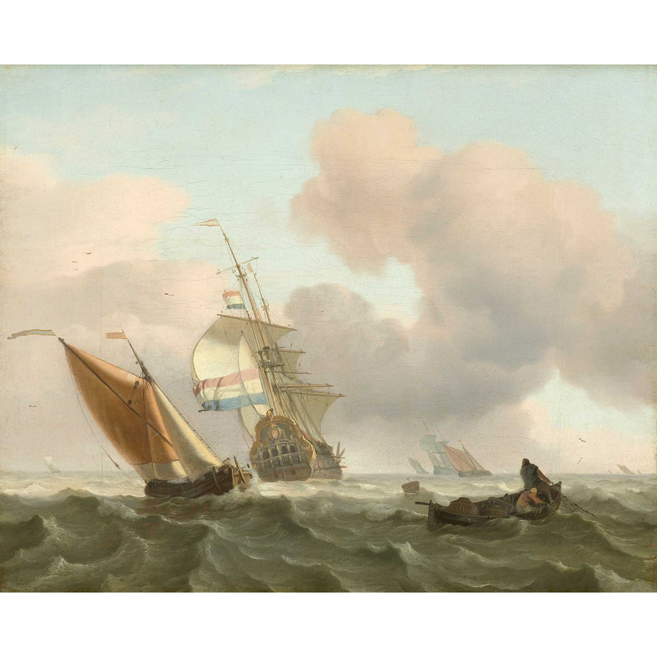 Rough Sea RKS-05 Rijksmuseum Mural Wallpaper by Piet Hein Eek + NLXL