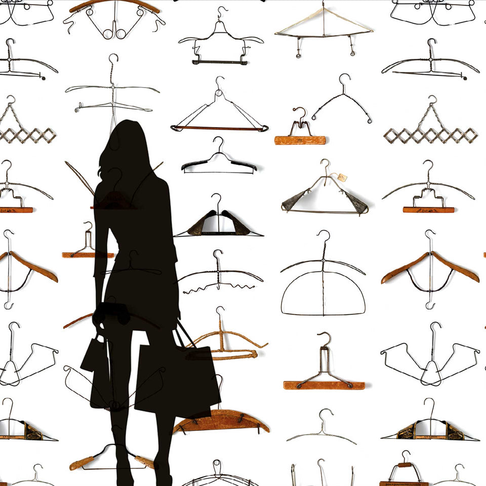 Hangers DRO-02 Obsession Wallpaper by Daniel Rozensztroch + NLXL