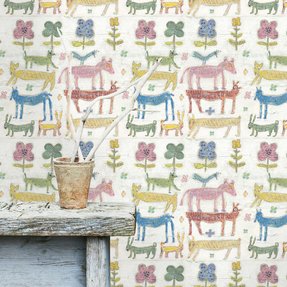 Stacked Animals Wallpaper by MINDTHEGAP
