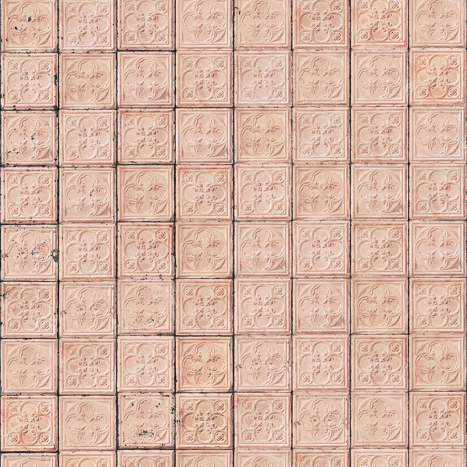 Pink TIN-06 Brooklyn Tins Wallpaper by Merci + NLXL