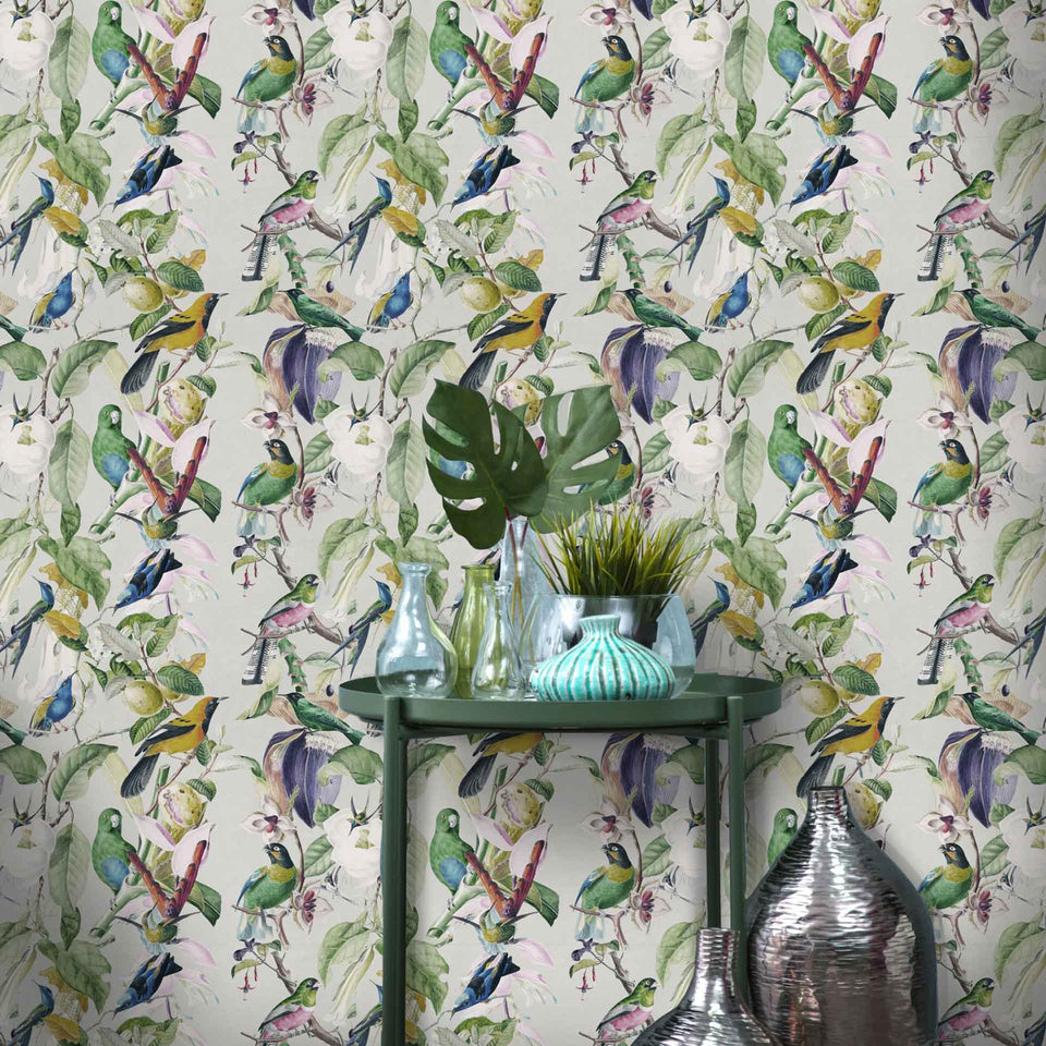 Tropical Birds Wallpaper by MINDTHEGAP
