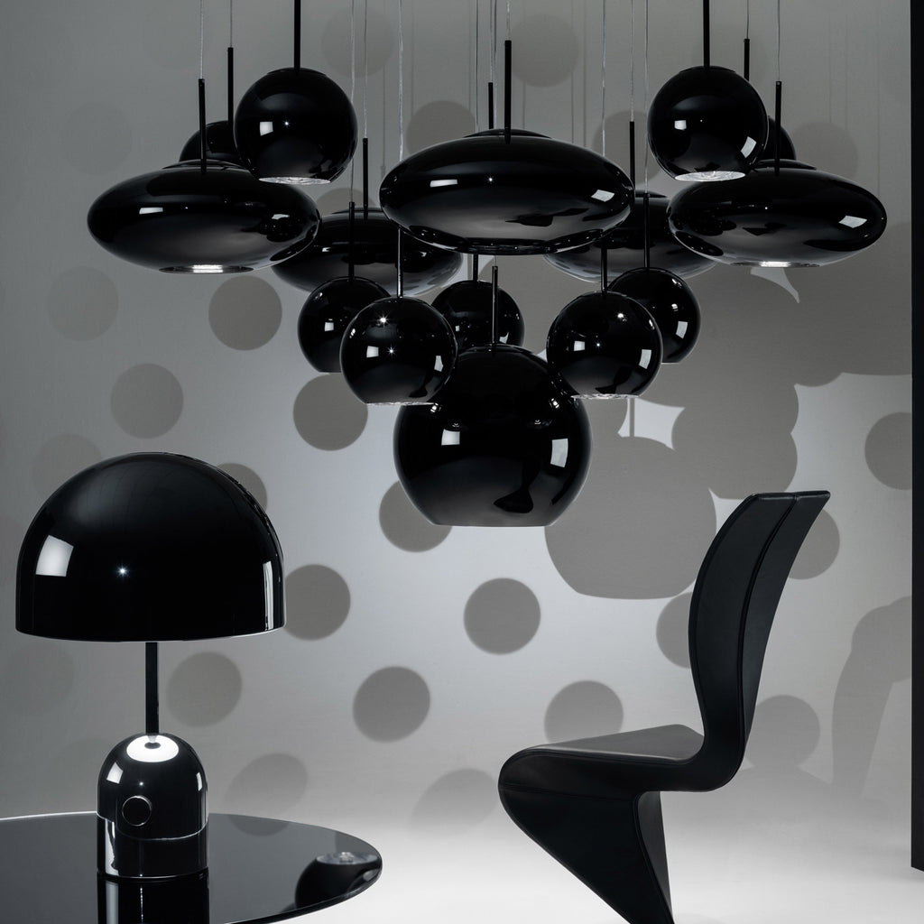 Copper Round Black 25cm Pendant - Tom Dixon – Vertigo Home