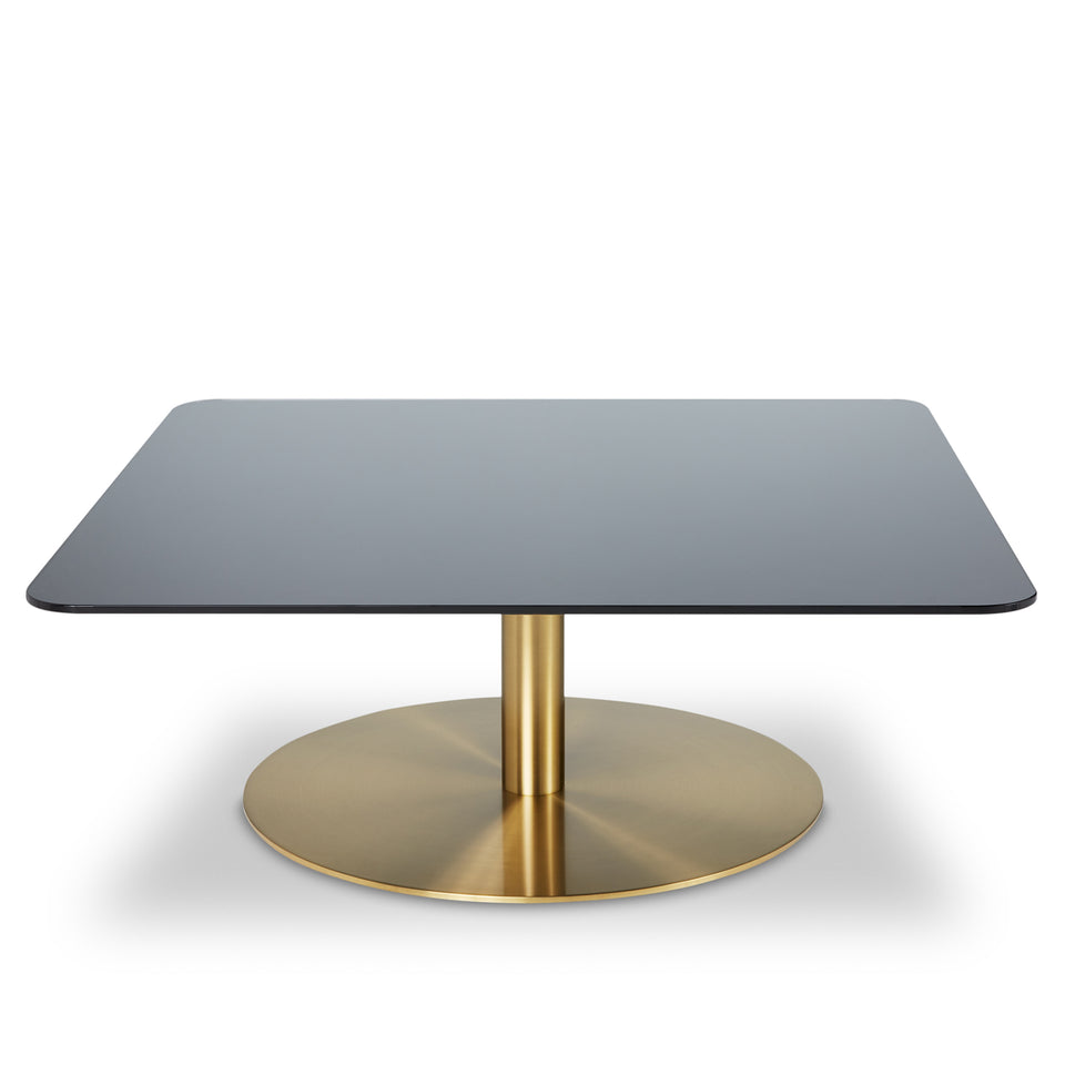 Flash Square Table - Brass by Tom Dixon