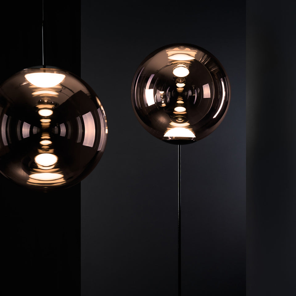 Globe Copper Floor Lamp by Tom Dixon