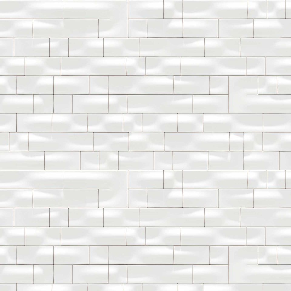 Wave Ceramics Monochrome Wallpaper by Studio Roderick Vos + NLXL