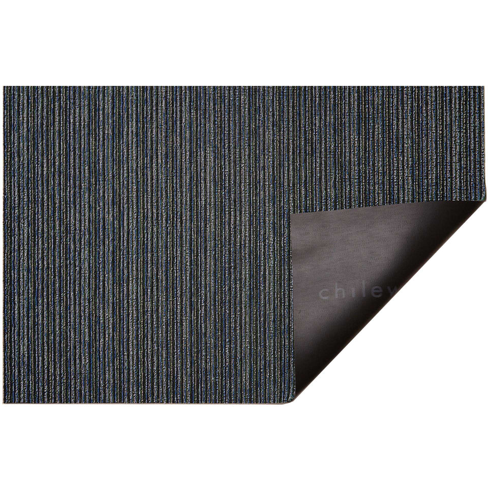 Forest Skinny Stripe Shag Mat by Chilewich