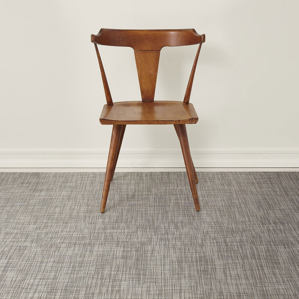 Oyster Basketweave Woven Floor Mat by Chilewich