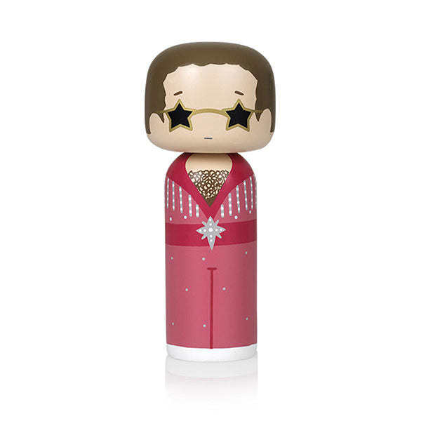 Elton in Pink Wooden Kokeshi Doll by Sketch.inc for lucie kaas