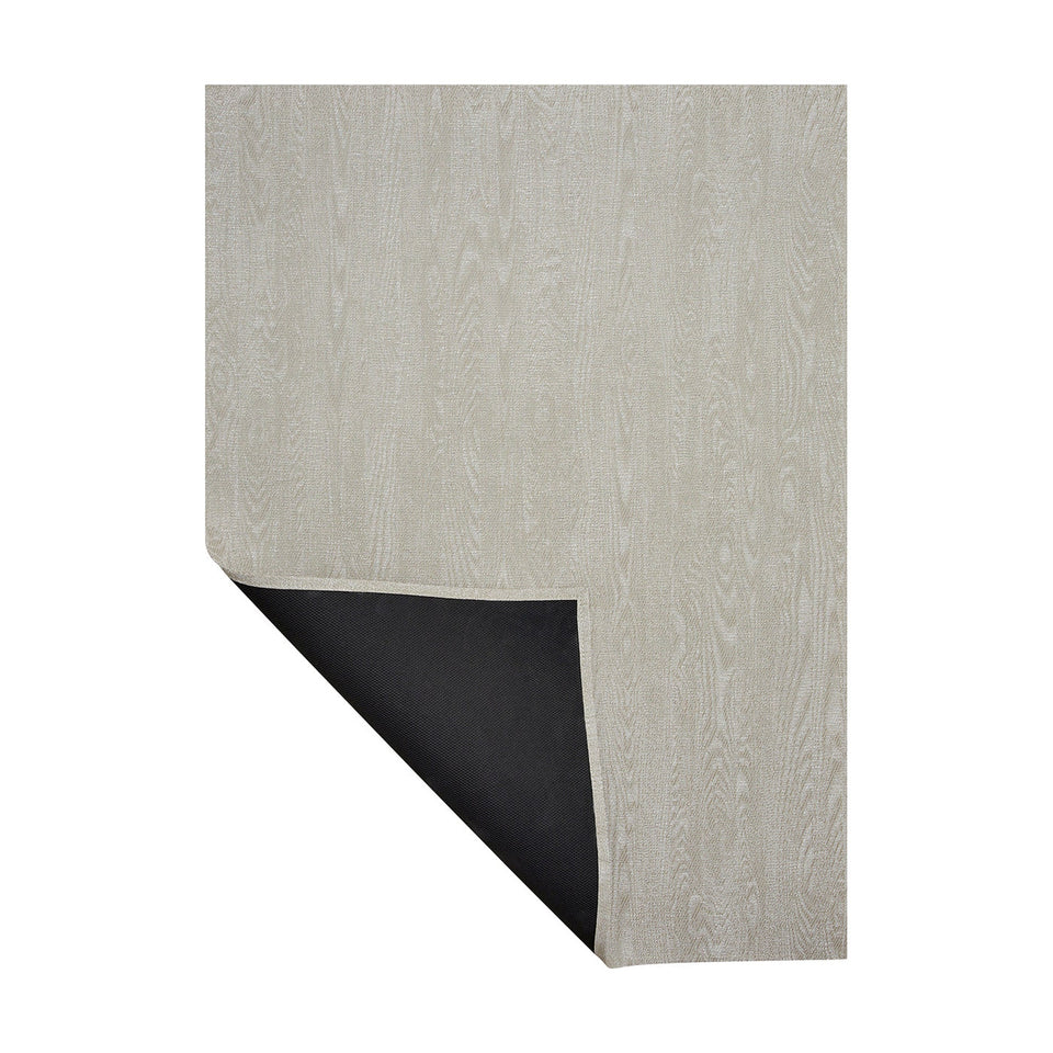 Birch Woodgrain woven floor mat by Chilewich, folded-corner view