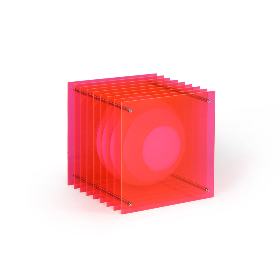 Table Lamp Lớp Big Square In Pink Acrylic