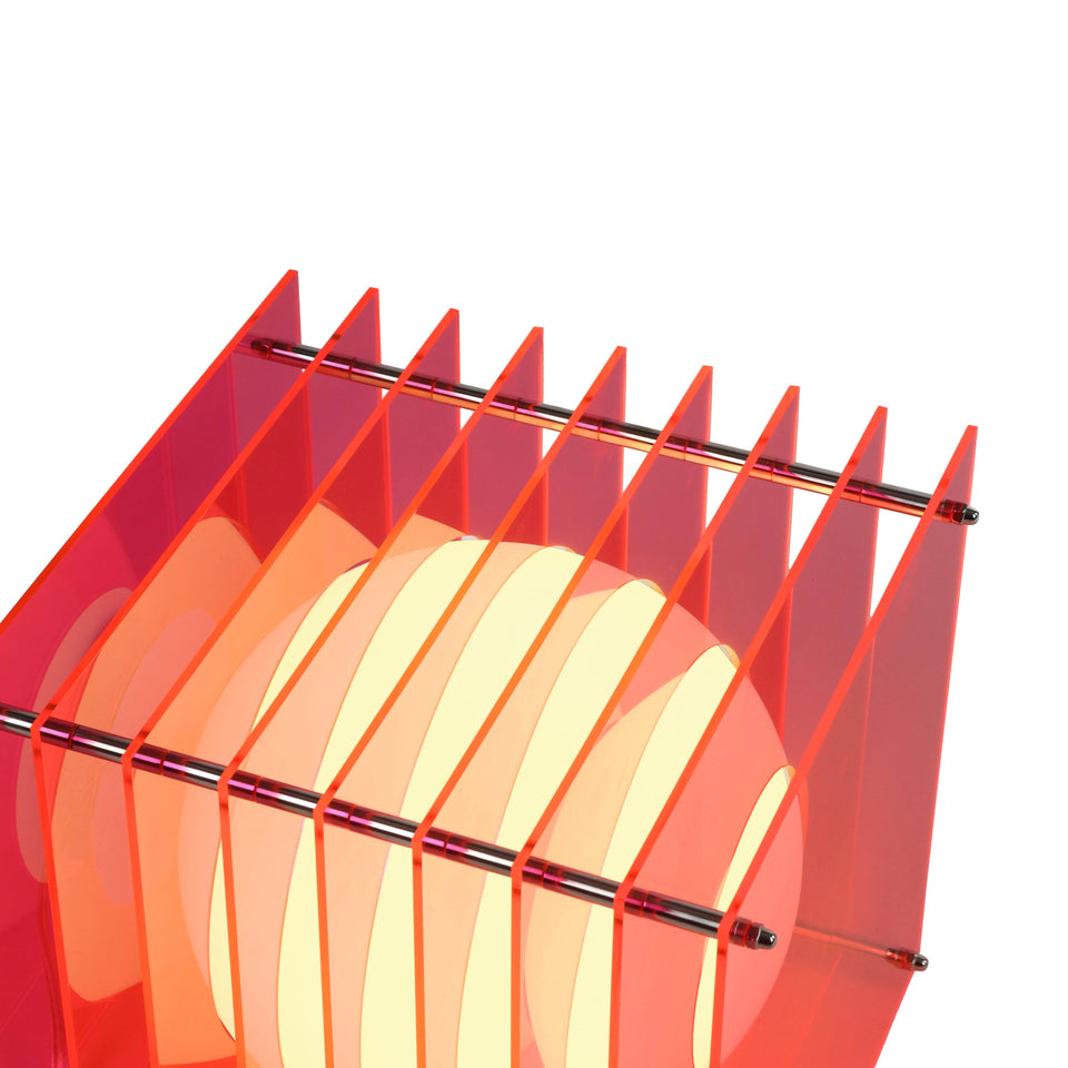 Table Lamp Lớp Big Square In Pink Acrylic