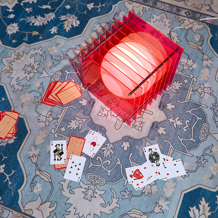 Table Lamp Lớp Big Square In Pink Acrylic