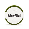 Bierfilzl Merino Wool Felt Round Coaster 4 Pack Loden Green
