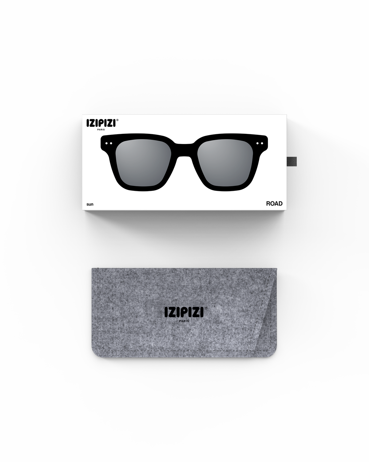 IZIPIZI #ROAD sunglasses in Black, product view