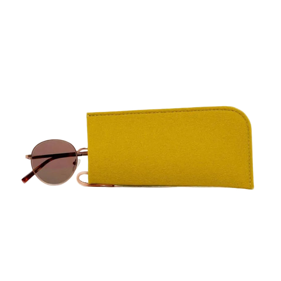 Classic Merino Wool Eyeglass Sleeve Dijon