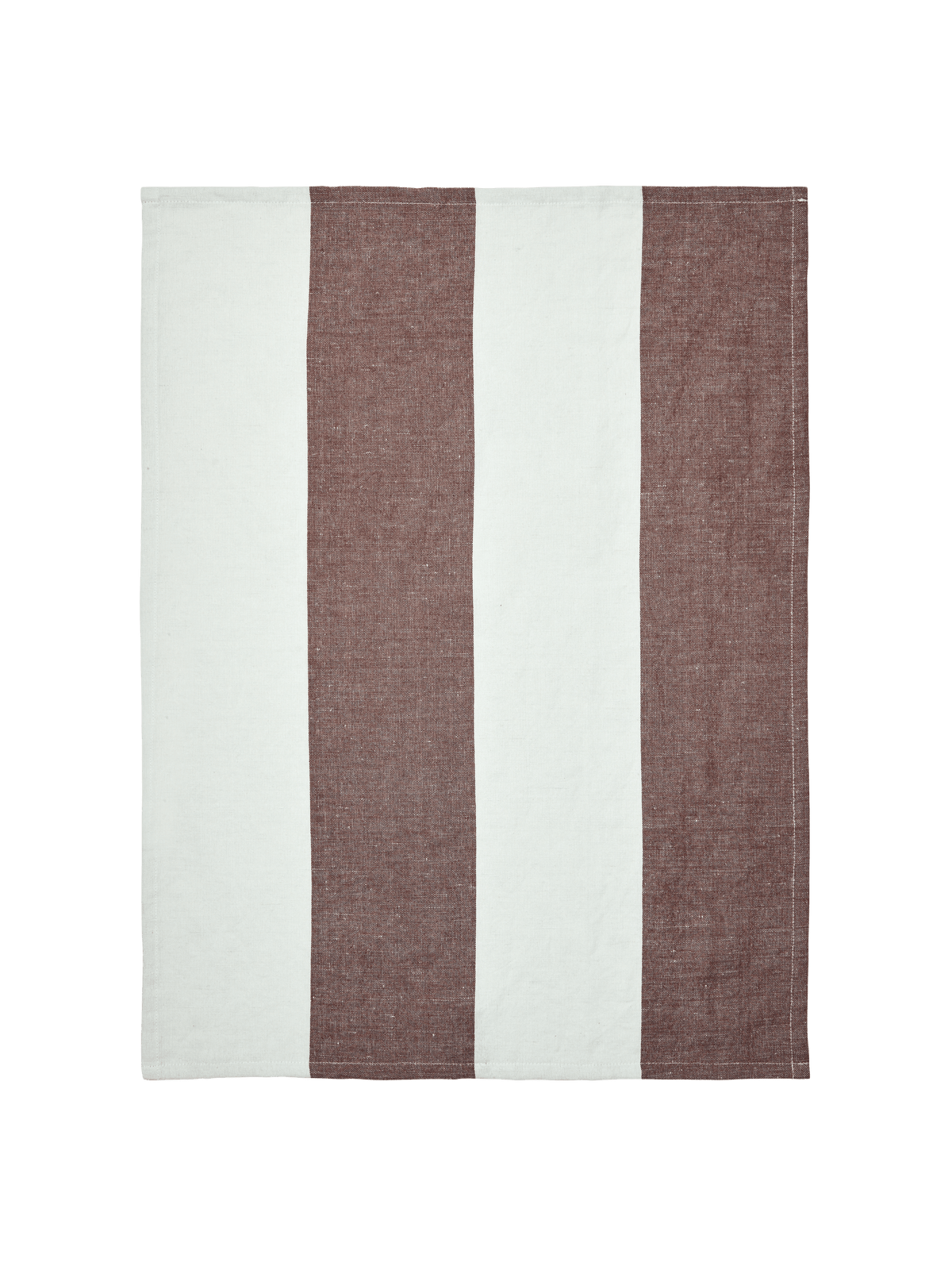 Chestnut & Frosted Lime Blue Towel by Ferm Living