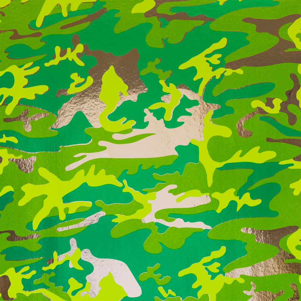 Camouflage Wallpaper by Andy Warhol x Flavor Paper