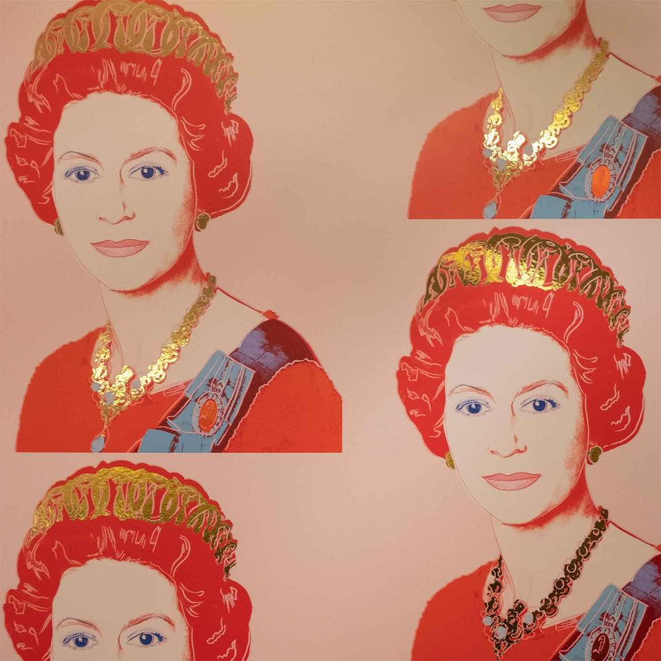 Queen Elizabeth Jubilee Wallpaper by Andy Warhol x Flavor Paper